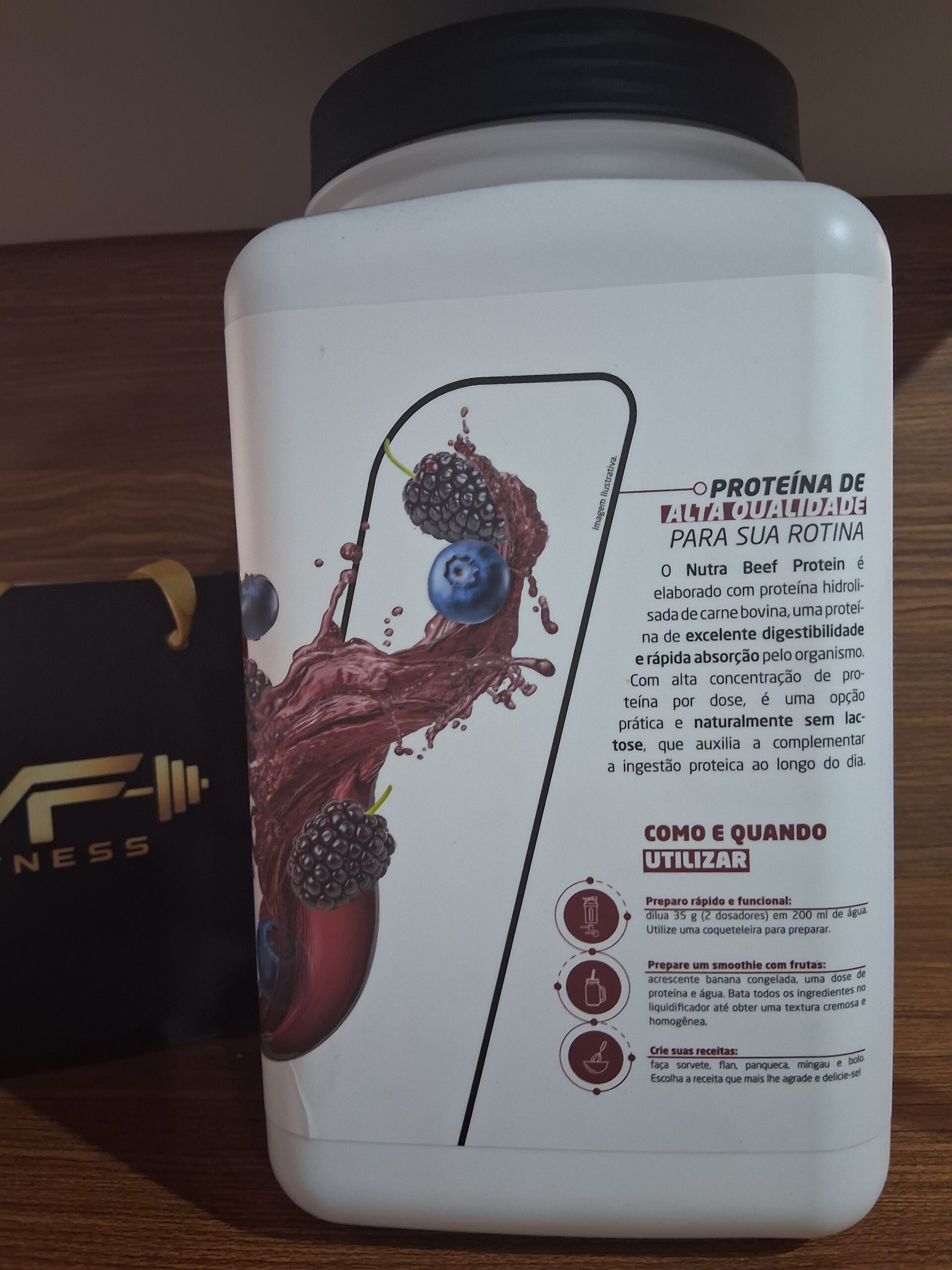 NUTRA BEEF PROTEIN HIDROLISADO 900G - NUTRATA - Imagem 4